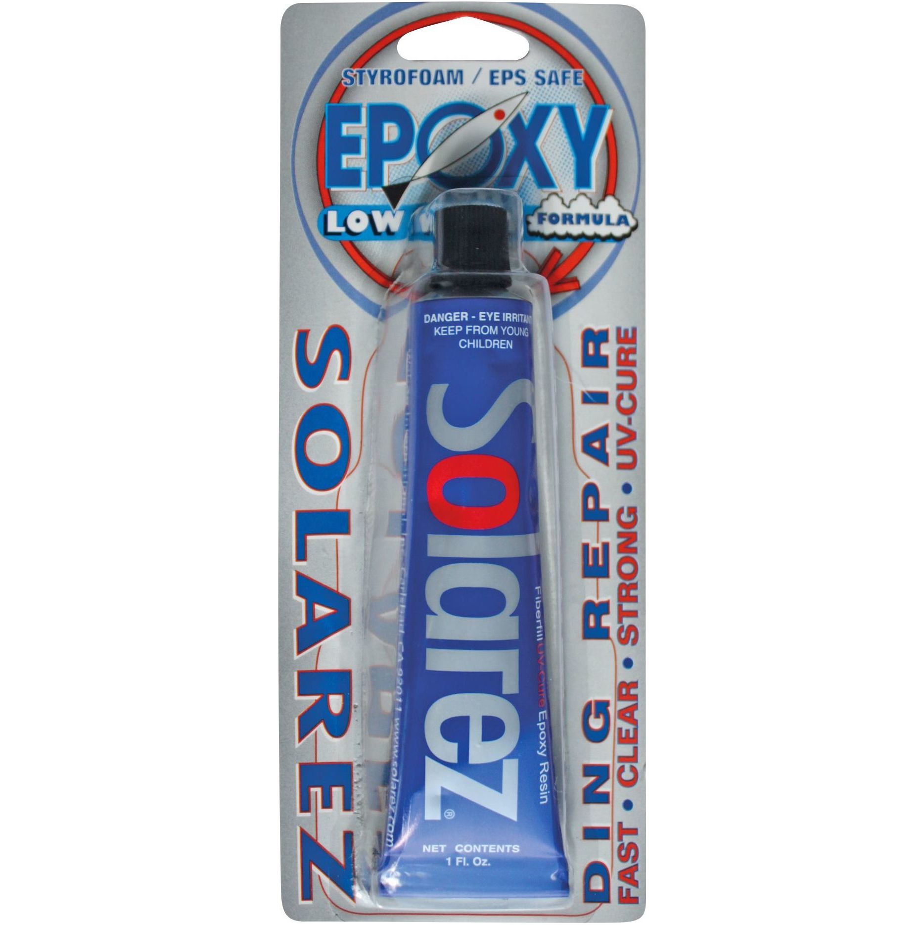 2026 Solarez 1oz Low Light Epoxy Ding Resin SZ-SZ1LLEP-NC-EA